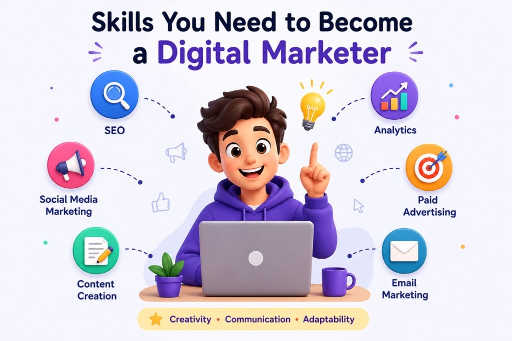 What Skills Are Needed to Become a Digital Marketer?